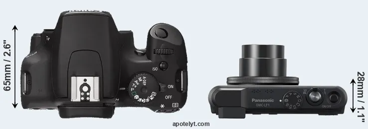 Compare 1000D versus LF1 top