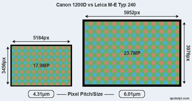 1200D versus M-E Typ 240 MP