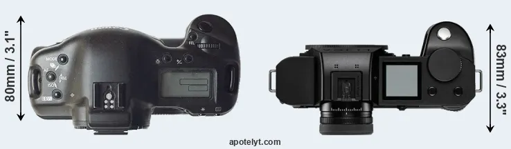Compare 1D versus Leica SL2-S top