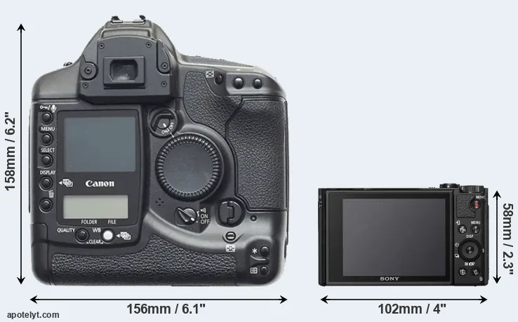 Comparison 1D or HX95 rear