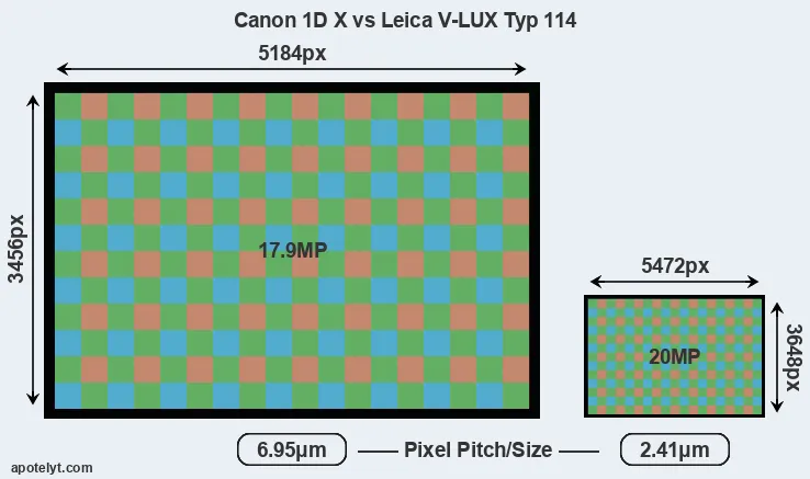 1DX versus V-LUX Typ 114 MP
