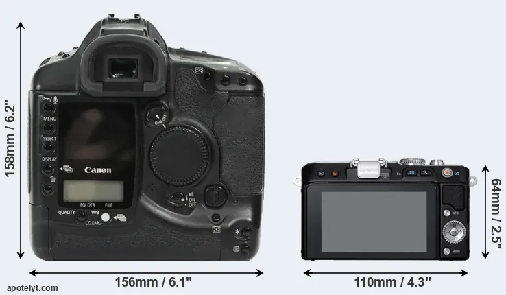 Comparison 1Ds or E-PL3 rear