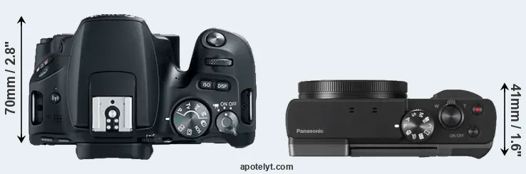 Compare 200D versus TZ90 top