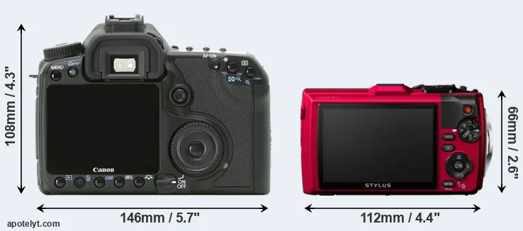 Comparison 40D or TG-4 rear