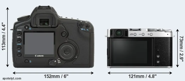 Comparison 5D or X-E4 rear