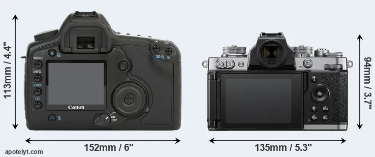 Comparison 5D or Z fc rear