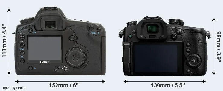 Comparison 5D or GH5 rear