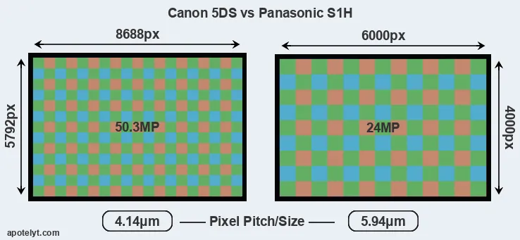 5DS versus S1H MP