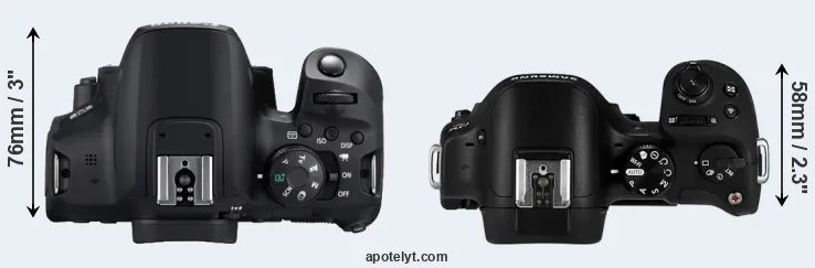 Compare 850D versus NX30 top