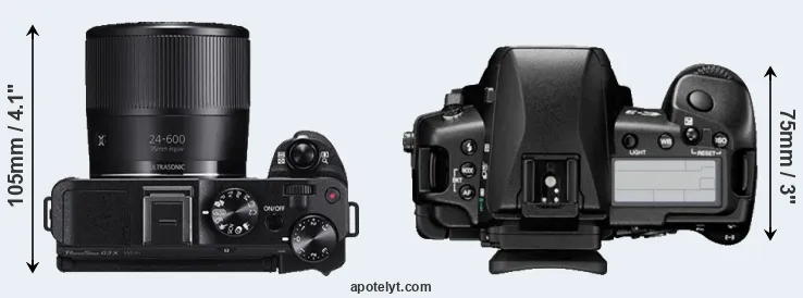 Compare G3X versus E-3 top