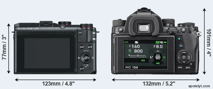 Comparison G3X or KP rear