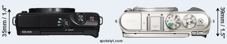 Compare M10 versus E-PL9 top