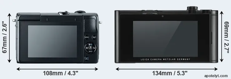 Comparison M100 or TL2 rear