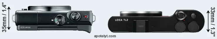 Compare M100 versus TL2 top
