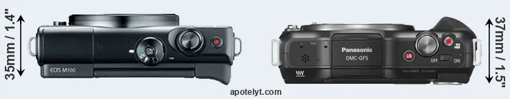 Compare M100 versus GF5 top