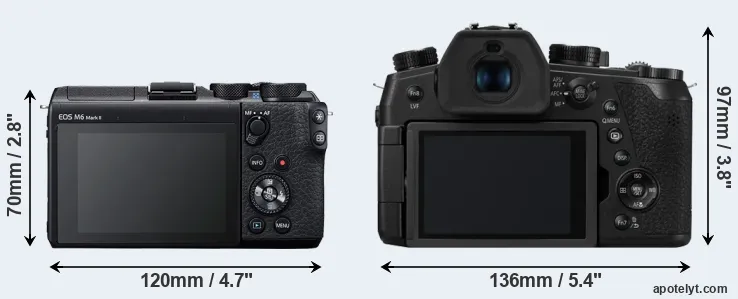 Comparison M6 Mark II or FZ1000 II rear
