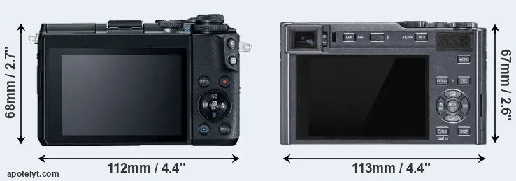 Comparison M6 or C-LUX rear