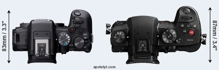 Compare R10 versus GH5s top