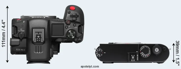 Compare R5 C versus M11 top