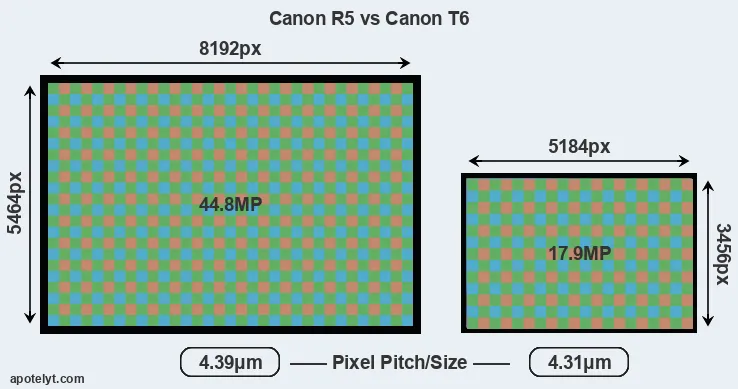 R5 versus T6 MP