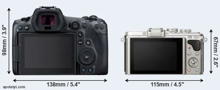 Comparison R5 or E-PL8 rear