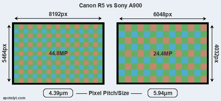 R5 versus A900 MP