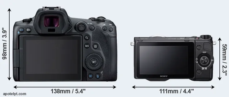 Comparison R5 or NEX-5R rear