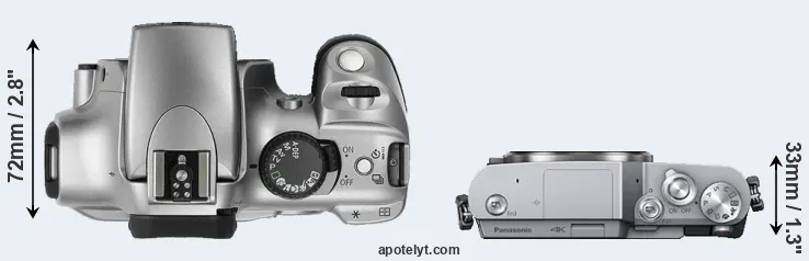 Compare Rebel versus GX800 top