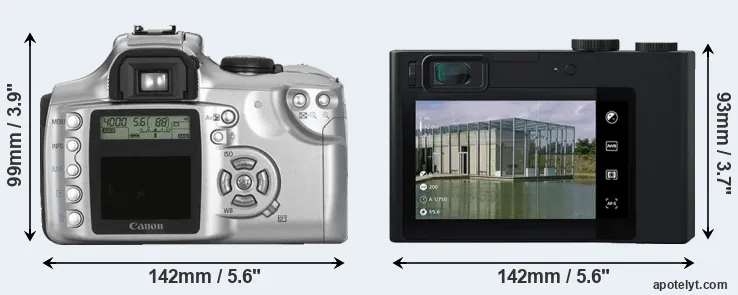 Comparison Rebel or ZX1 rear
