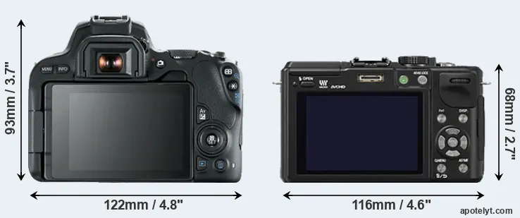 Comparison SL2 or GX1 rear