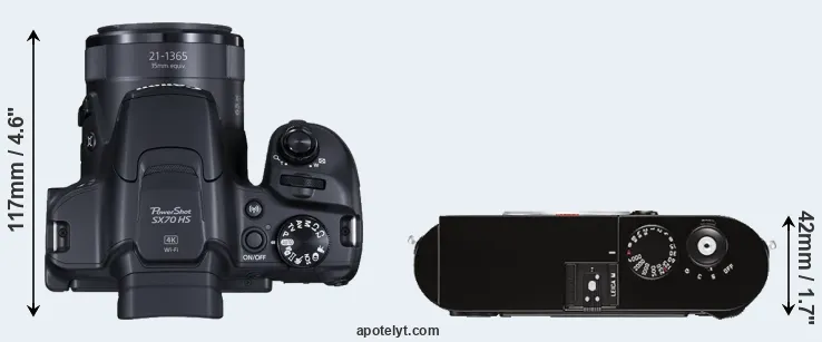 Compare SX70 versus M Typ 262 top