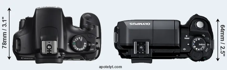 Compare T3 versus E-300 top