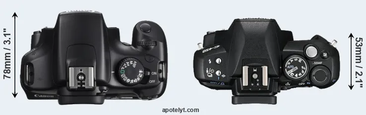 Compare T3 versus E-450 top
