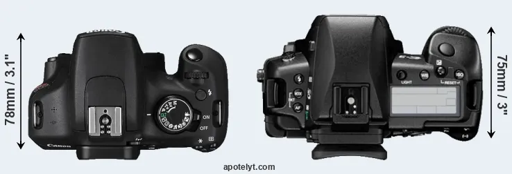 Compare T5 versus E-3 top