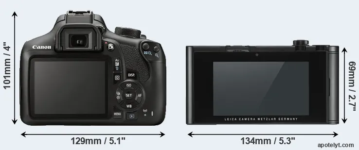 Comparison T6 or TL2 rear