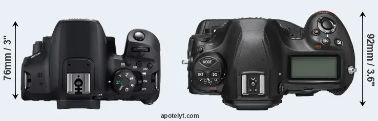 Compare T8i versus D6 top