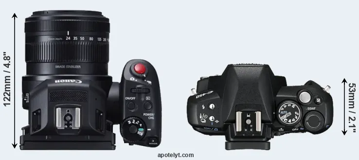 Compare XC10 versus E-450 top