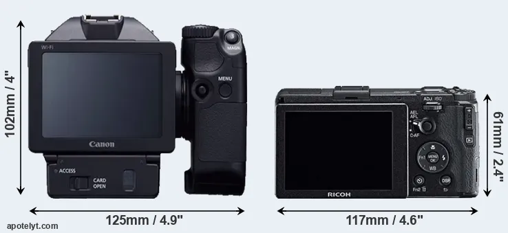 Comparison XC10 or GR rear