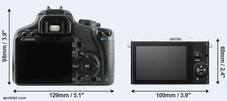 Comparison XSi or J4 rear