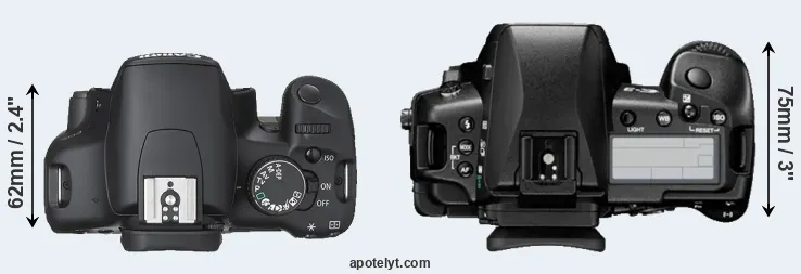 Compare XSi versus E-3 top