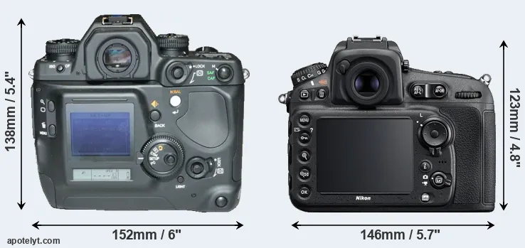Comparison N Digital or D810 rear