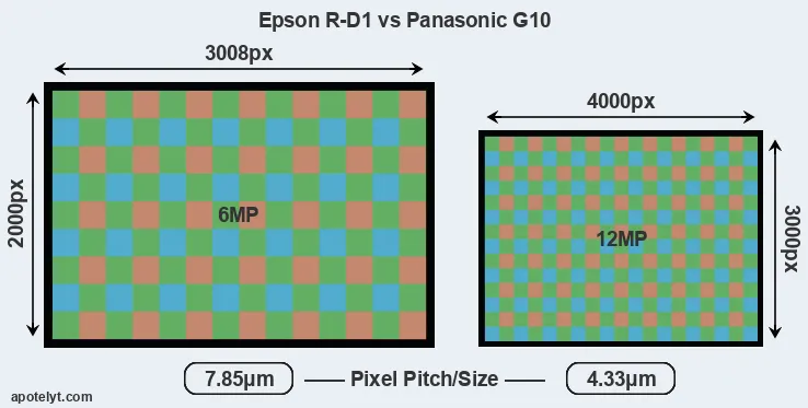 R-D1 versus G10 MP