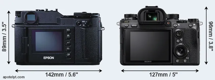 Comparison R-D1 or A9 rear