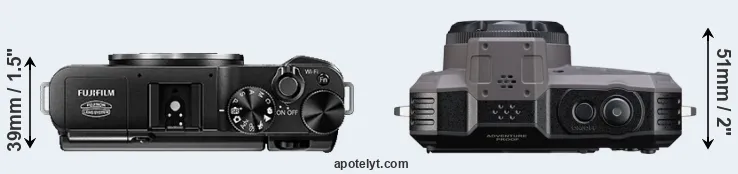 Compare X-A1 versus WG-1000 top