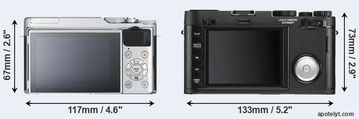 Comparison X-A10 or X Vario rear