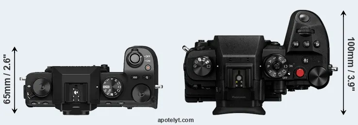 Compare X-S10 versus GH6 top