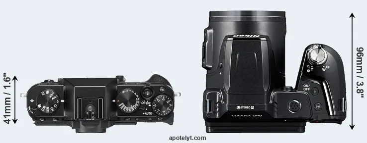 Compare X-T20 versus L840 top