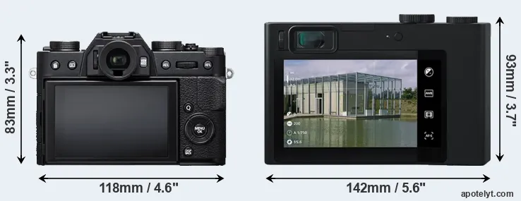 Comparison X-T20 or ZX1 rear