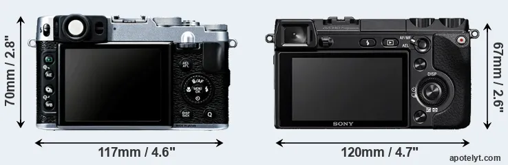 Comparison X20 or NEX-7 rear