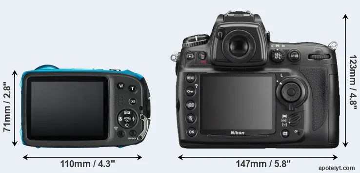 Comparison XP130 or D700 rear
